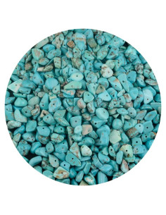 Cuentas de Piedra Chip Turquesa 5-8mm 400 Piezas DIY Joyería