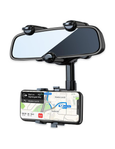 Soporte para Teléfono PKYAA en Espejo Retrovisor Ajustable