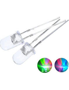 100 LEDs 5mm RGB Vrabocry Parpadeo Lento Multicolor 2