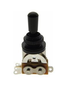 Selector de Pastillas Dopro Negro 3 Vías con Punta de Metal para Guitarras