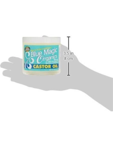 Aceite de Ricino Blue Magic 340g - 100% Natural para Cabello