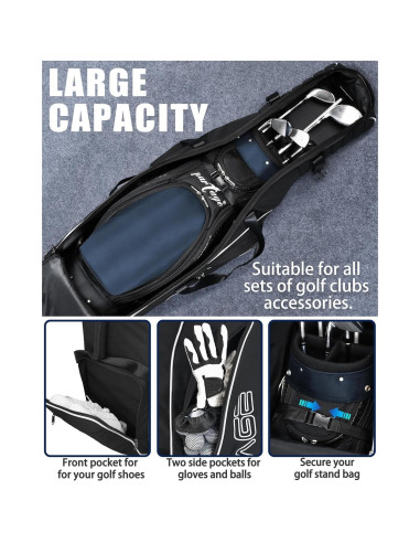 Bolsa de Viaje para Golf Partage con Ruedas 129.5x31.8x35.6cm