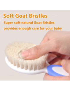 Juego de Cepillo y Peine para Bebés MR LION - Cerdas Suaves 2