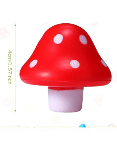 Pelotas Antiestrés Jerify Champiñón 20 Pcs Espuma PU 4 cm 2