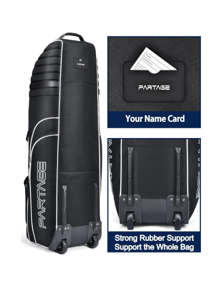 Bolsa de Viaje para Golf Partage con Ruedas 129.5x31.8x35.6cm
