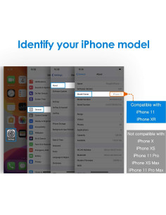 Protector de Pantalla Privado JETech para iPhone 11/XR 6.1" 2