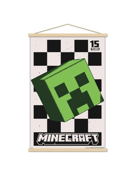 Póster Creeper 15 Aniversario Minecraft Trends 56.7x86.4cm