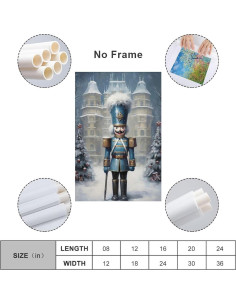 Póster de Arte de Pared ExbeRt Soldado de Madera 30x45cm 2