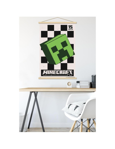 Póster Creeper 15 Aniversario Minecraft Trends 56.7x86.4cm
