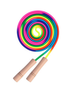 Cuerda de saltar doble holandesa Homello 4.88m ajustable niños 2