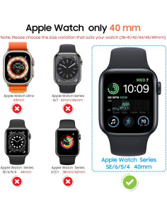 Protector de Pantalla Suoman para Apple Watch 40mm - Vidrio Templado 2