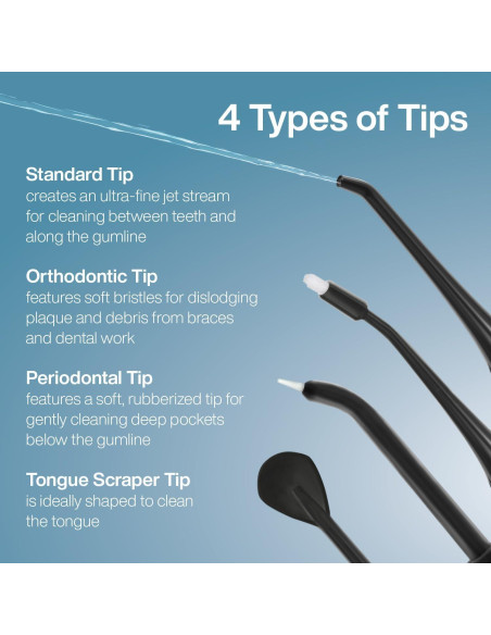 Consejos de Reemplazo AquaSonic para Irrigador - 5 Piezas