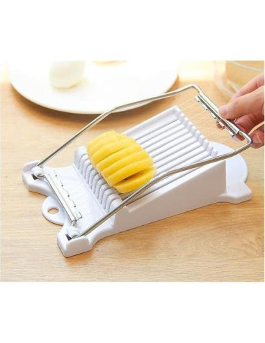 Cortador de Alimentos Blandos KOOWAI - Acero Inoxidable 6 en 1