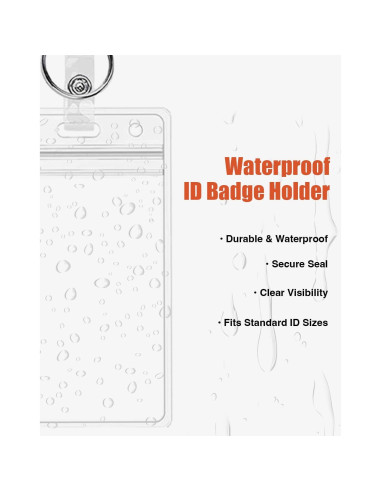 Soporte de Identificación Retráctil Piffny - 2 Paquetes