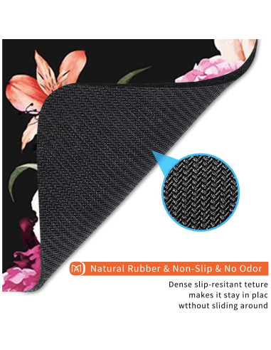 Alfombrilla de Ratón Armanza Flora de Peonía 240x200mm Antideslizante