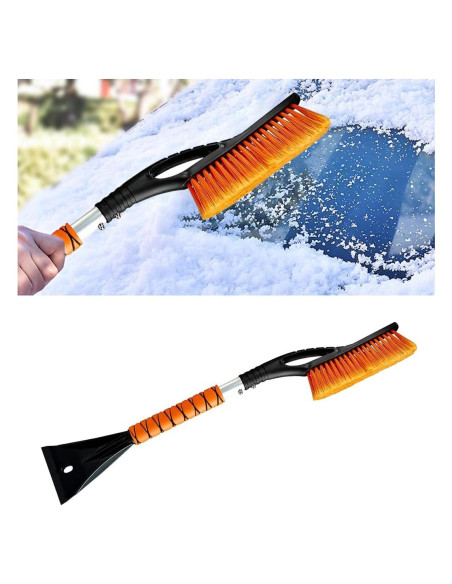 Cepillo de Nieve JOYCOURT 68.58 cm y Raspador de Hielo Naranja Cepillo de Nieve JOYCOURT 68.58 cm y Raspador de Hielo Naranja