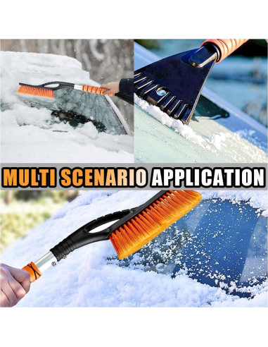 Cepillo de Nieve JOYCOURT 68.58 cm y Raspador de Hielo Naranja