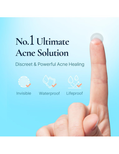 Parche Discreto para Acné DERMAKR - 72 Parches Hidrocoloide