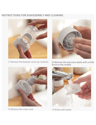 Dispensador Automático de Pasta de Dientes So Nice Blanco 9.6x8x7.6cm