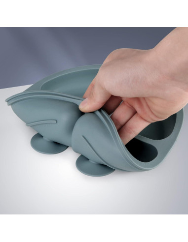 Platos Divididos de Silicona Eascrozn para Niños - 3 Piezas