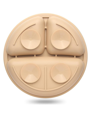 Platos Divididos de Silicona Eascrozn para Niños - 3 Piezas