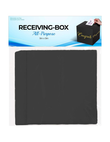 Caja de Tarjetas Beistle 22.86 cm para Eventos - Bodas, Cumpleaños