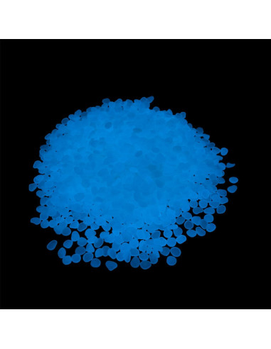 Piedras Brillantes Azules 840 pcs para Jardín y Acuario