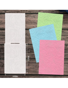 Carpeta de Embossing 3D Hying Flores Vintage 17.95x12.50cm 2