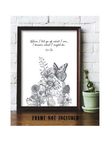 Arte de Pared Motivacional Minimalista 28x36 cm - Zen