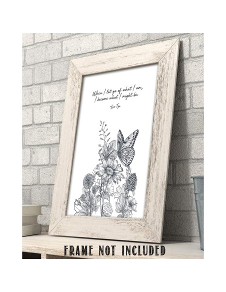 Arte de Pared Motivacional Minimalista 28x36 cm - Zen