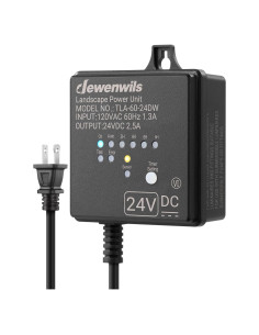 Transformador de Bajo Voltaje DEWENWILS 60W 24V CC para Iluminación