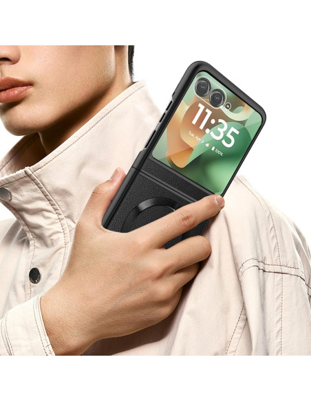 Funda Haeuorey para Motorola Razr 2025/2024 con Soporte y Protector Funda Haeuorey para Motorola Razr 2025/2024 con Soporte y Protector