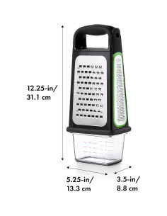 Rallador de Caja OXO Good Grips 4 en 1 con Contenedor 2