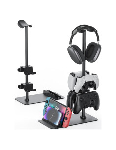 Soporte para Auriculares y Controladores MANMUVIMO - 1 Auricular y 4 Controladores