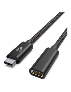 Cable Extensión USB C Faracent 1FT 20Gbps 240W Negro