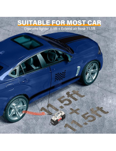 Inflador de Neumáticos Digital GSPSCN 150 PSI 12V Portátil 2