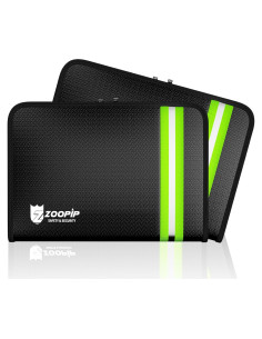 Bolsa a Prueba de Fuego ZOOPIP 27.4x18.7 cm 2 Pcs Negra