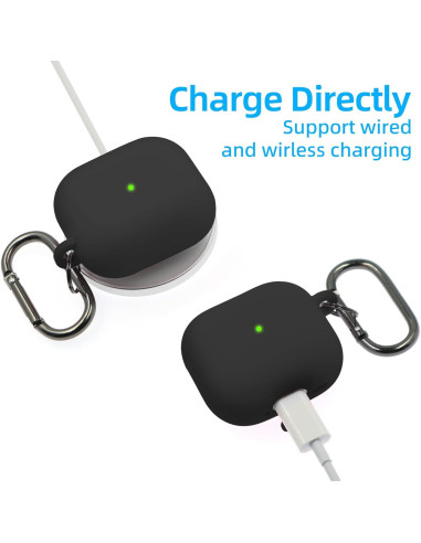 Funda Protectora Silicona CASEFUN para AirPods 4ta Gen 2024