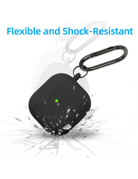 Funda Protectora Silicona CASEFUN para AirPods 4ta Gen 2024