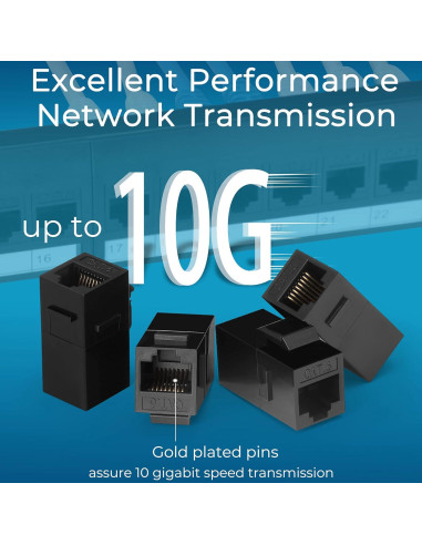 Panel de Parcheo Rapink 24 Puertos Cat6 10G Montaje en Rack