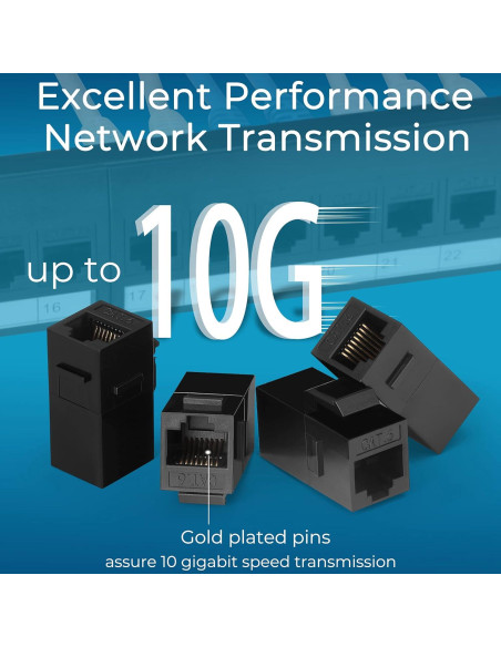 Panel de Parcheo Rapink 24 Puertos Cat6 10G Montaje en Rack