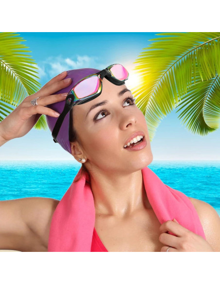 Gafas de Natación Anti-empañante Unisex - Paquete de 2