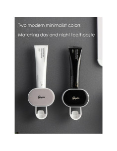 Dispensador de Pasta de Dientes ELELINK 2 PCS Montaje Adhesivo 2