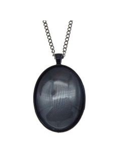 Kit de 10 Sets de Charms Bezel Ovalados Julie Wang Negro 40x30mm