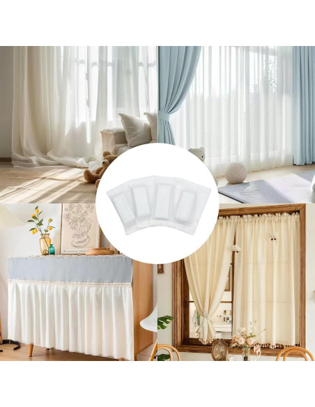 Juego de 20 Pesas para Cortinas Pocoxll - 15g Metal Blanco