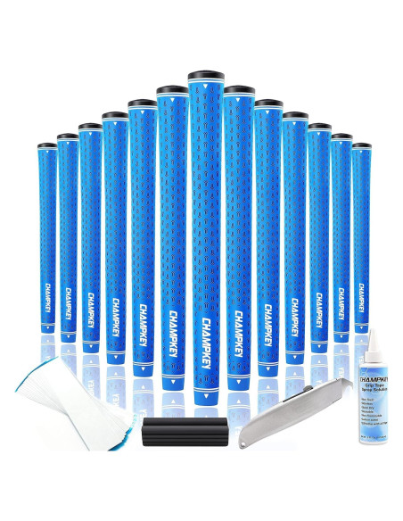 Agarre de Golf CHAMPKEY Y-LITE 13 Piezas Estándar Azul