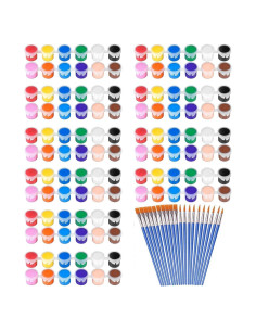 Set de Pintura Acrílica DUA MAIGA 145 Piezas 12 Colores Lavable