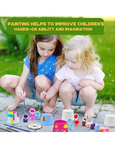 Set de Pintura Acrílica DUA MAIGA 145 Piezas 12 Colores Lavable