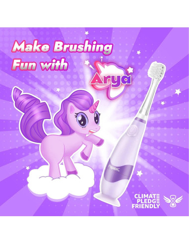 Cepillo de Dientes Eléctrico Papablic Arya para Niños 1-3 Años