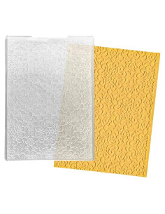 Carpeta de Embossing de Flores ALIBBON 17.78x12.45cm para Scrapbooking